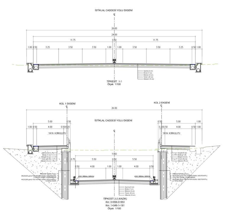 Kılavuz Kavşağının 2 şerit planlanması